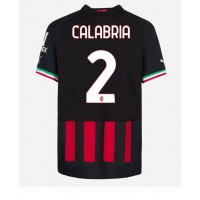 AC Milan Davide Calabria #2 Fotballklær Hjemmedrakt 2022-23 Kortermet